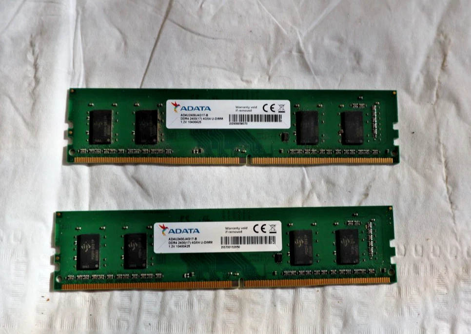 ADATA PC4-19200 (DDR4-2400) Bus Speed Computer RAM 8 GB Total