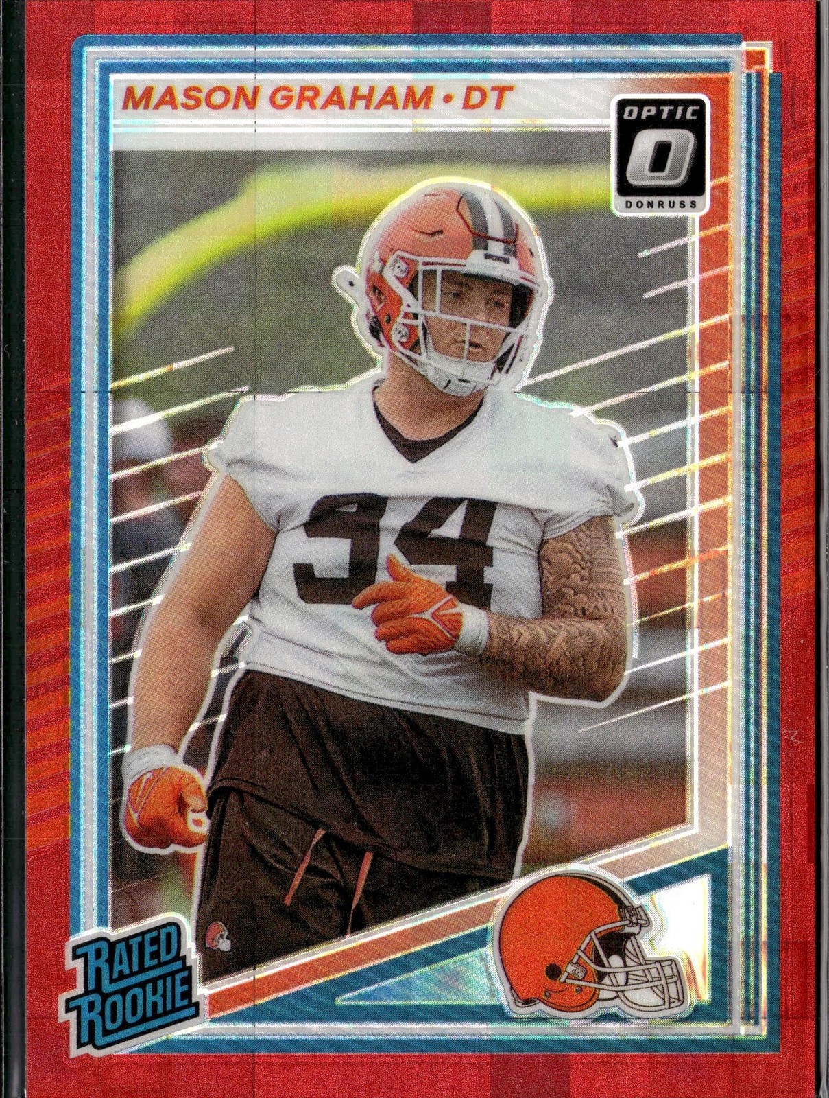 2025 Donruss Optic #206 Mason Graham Purple Shock