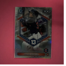 Topps 2026 Bowman Chrome Top 100 Travis Bazzana Cleveland Guardians #BTP-13