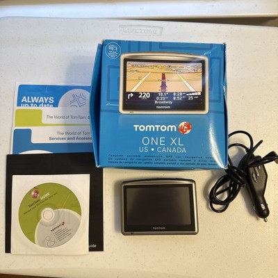 TomTom ONE XL Portable Car 4.3'' LCD GPS System USA/Canada navigator receiver Set