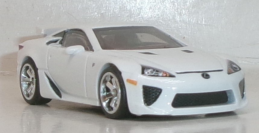 LOOSE 2025 HOT WHEELS PREMIUM 1:64 WHITE LEXUS LFA WHEEL SWAP REAL