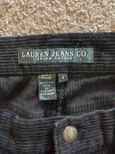 Black corduroy Vintage Pants