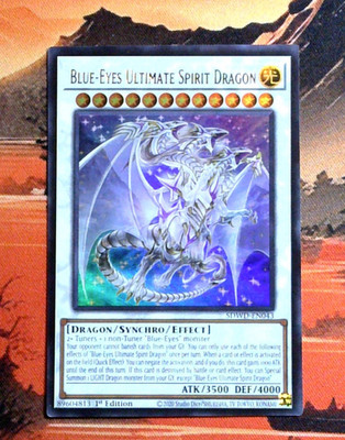YuGiOh! Blue-Eyes Ultimate Spirit Dragon SDWD-EN043 1st Edition NM UR