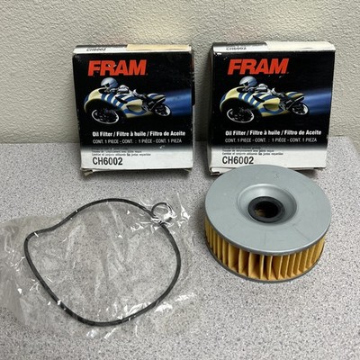 Fram CH6002 - Engine Oil Filter - Yamaha Motorcycle - 2 Pack