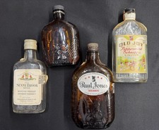 Vintage Whiskey Bottle Lot - 4 Bottles Sunny ...