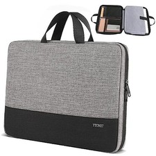 Laptop Case, 15.6 inch TSA Laptop Sleeve Computer Bag Water 15-15.6 in Grey