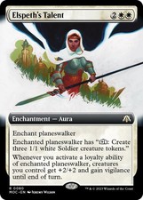 Elspeth's Talent (Extended Art) - Normal NM MTG Commander: March of the Machine
