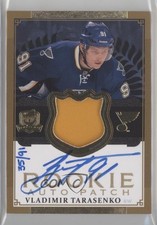 2013 The Cup Rookie Gold Patches/Auto 35/91 Vladimir Tarasenko Patch Auto 0o5t