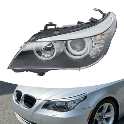 Halogen Headlight Left Driver Side Headlamp For 2008-2010 BMW 528i xDrive Base