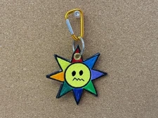 Embroidered Charm, Handmade, 7.5cm, Unique Design,