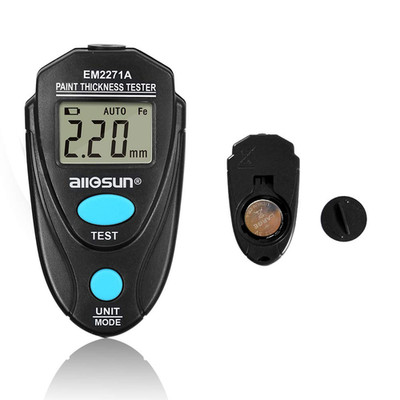 Allsun EM2271A Digital Paint Gauge Thickness Meter, Car Mini Coating Paint Teste