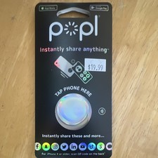 Popl NFC Tag Tap-to-Share for Cell Phones, Wireless Transfer, Shimmer