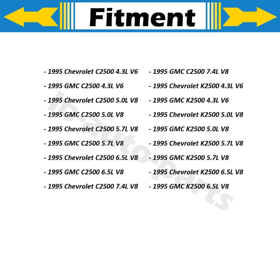 Front Rear Parking Brake Cable 3x For 1995 Chevrolet C2500 6.5L - Image 2 of 4