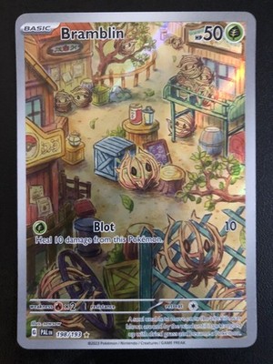 Pokémon TCG - Bramblin 198/193 - Paldea Evolved - Near Mint- Englisch