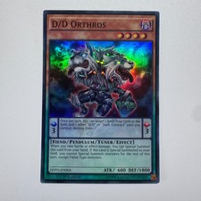 D/D Orthros - SDPD-EN004 | 1st Edition Super Rare NM YuGiOh