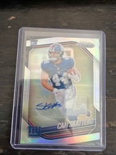 Panini Silver Prizm Cam Skattebo New York Giants Rookie Auto #363 2025 Football