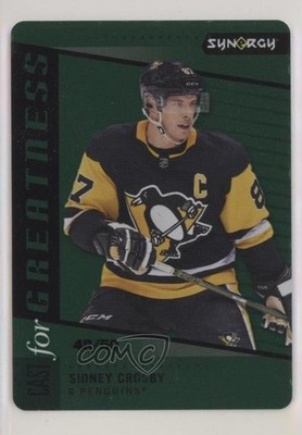 2020-21 Synergy Cast for Greatness Green Achievements 48/50 Sidney Crosby 0gn4