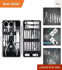 Professional Stainless Steel Manicure and Pedicure Kit - Perfect Gift Idea