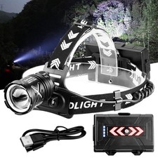 9000000LM Rechargeable LED Headlamp Super Bri...