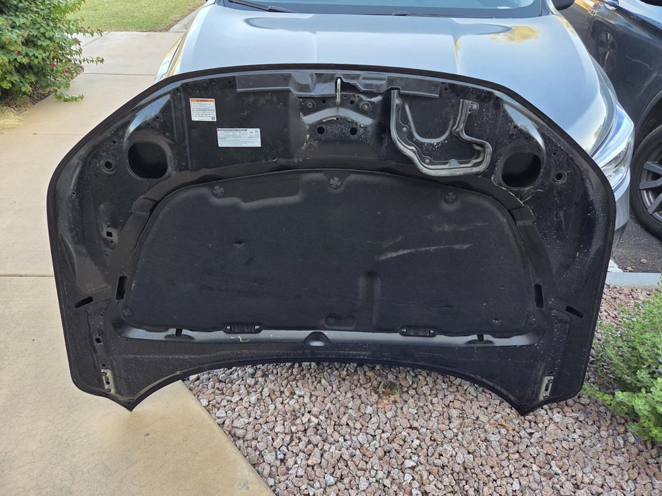 2022 - 2025 HONDA CIVIC FRONT HOOD BONNET COVER PANEL OEM BLACK_NH731P - Image 2 of 3