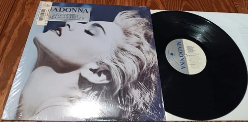 Madonna True Blue In Shrink with Hype Sticker Sire 1-25442 Vinyl LP NO POSTER