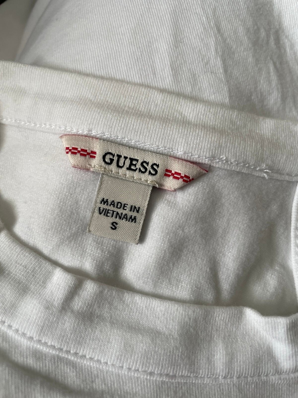 Guess white basic tank top size small - image 3