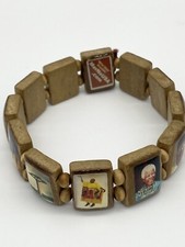 Wood Stretch African Style Bracelet MerNe Wrist Story