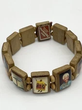 Wood Stretch African Style Bracelet MerNe Wrist Story