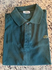 Men's Green Lacoste Polo size 3