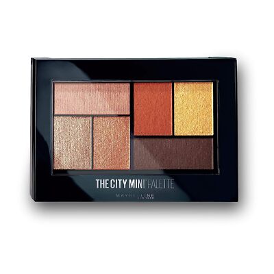 Maybelline New York Lidschatten Palette 6 Hoch Farbtöne, Brooklyn Orange 6.4g