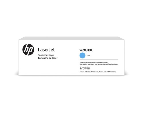 original HP Toner W2031XC W2031X 415X cyan Pro M454 dn MFP M479 A-Ware