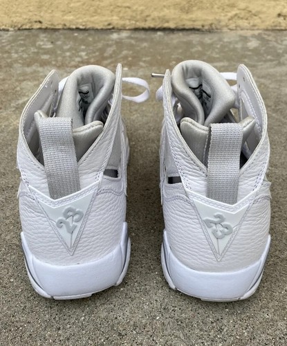 Nike Air Jordan 7 Retro Pure Money 2017 White/Silver Size 8 - Picture 7 of 9