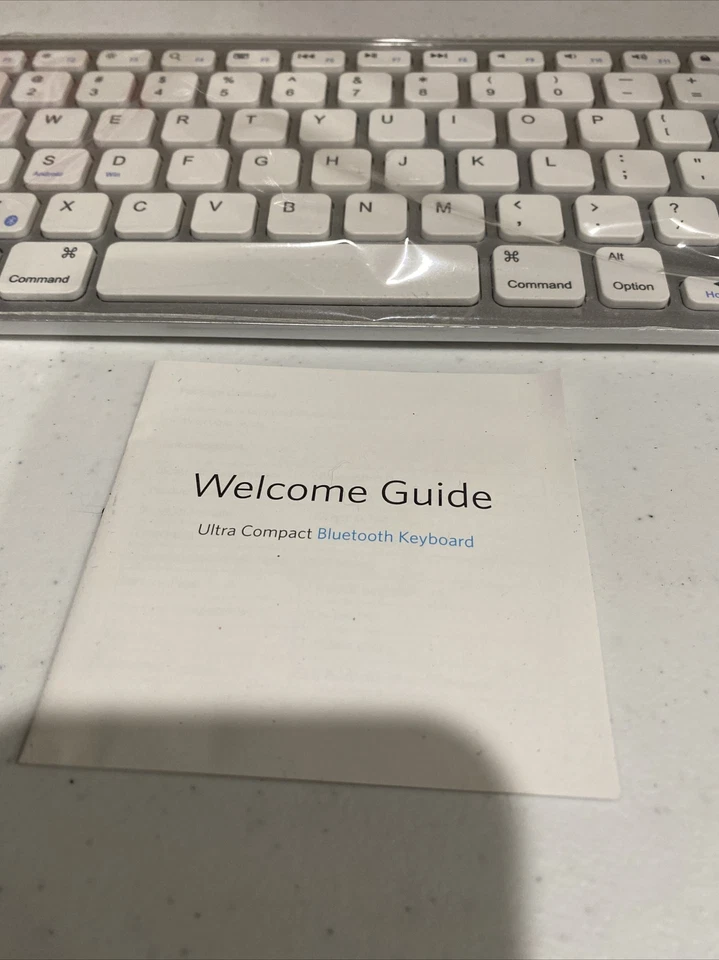 White Anker Wireless Bluetooth Keyboard Ultra Slim for iOS / Mac / Android / PC - Image 2 of 4