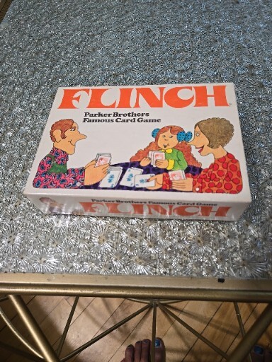 Vtg Flinch Card Game Parker Brothers Famous 1976 USA No.693 No Card Holder 