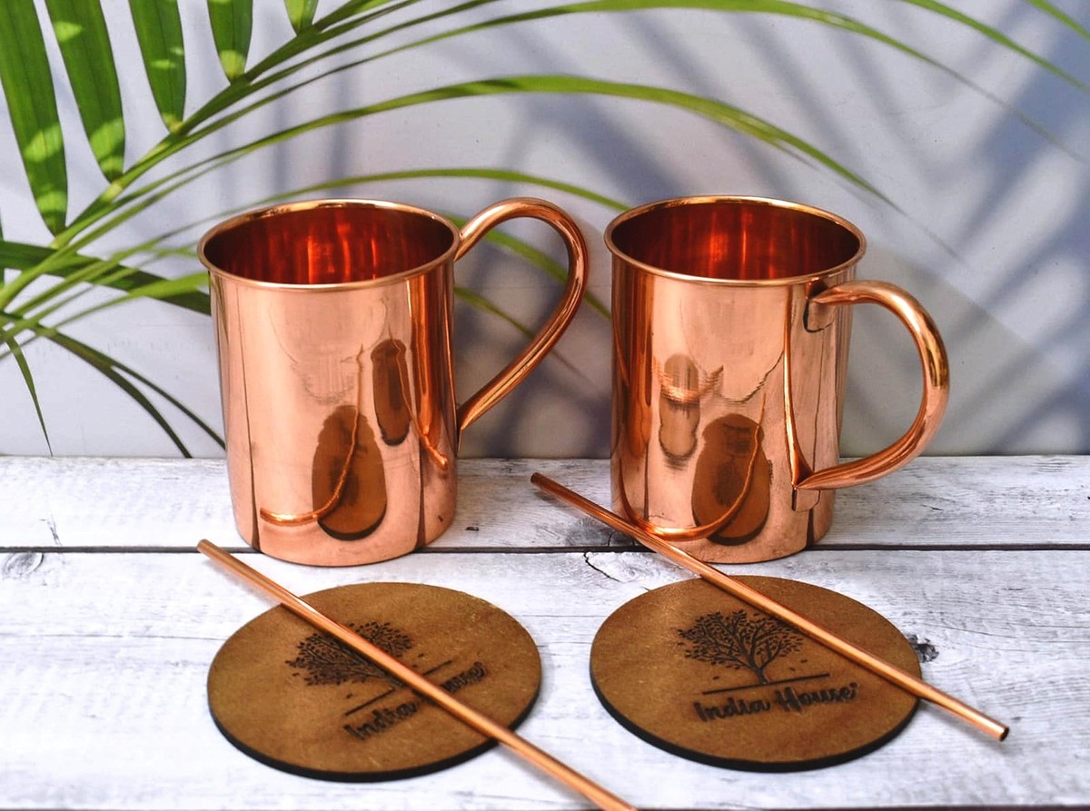 Moscow Mule Cup Set 16 oz | Cocktail Cup Set | 100% Copper