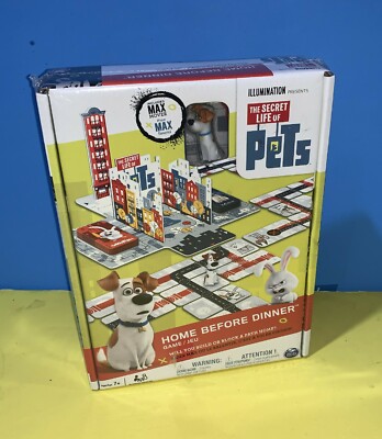 The Secret Life of Pets Movie Game - Home Before Dinner Board Game New Sealed