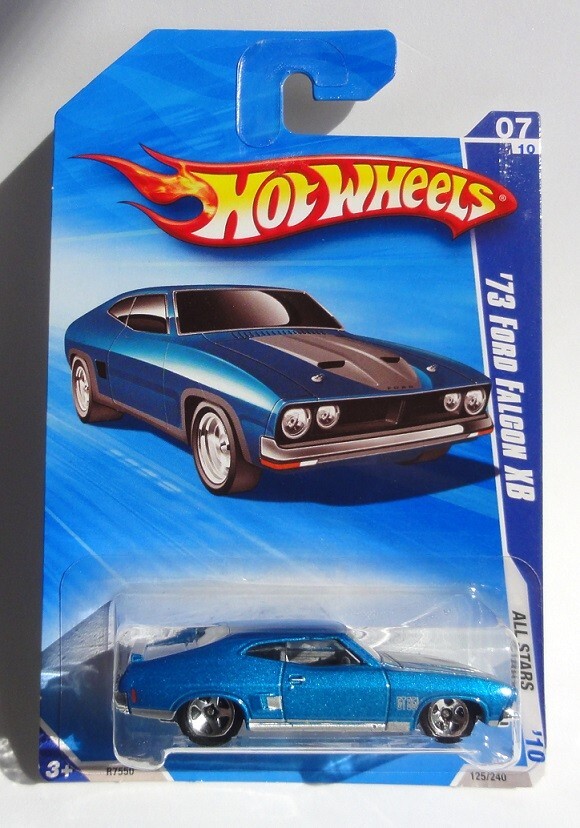 HOT WHEELS '73 FORD FALCON XB GT351 BLUE LC #125/240 DIECAST SCALE