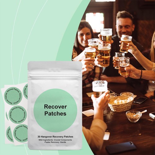 Natural Hangover Aid Care Patch 30pcs - After Party Recovery Sobering Patches - Picture 11 of 23