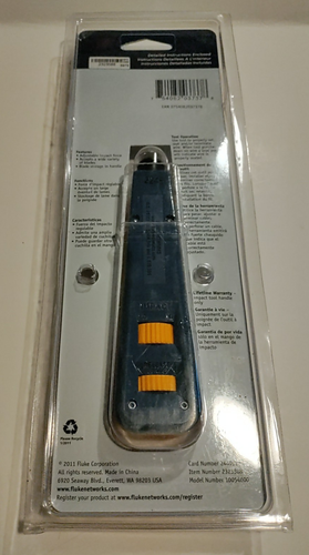 NIP, Fluke Networks D814 Series Impact Punch Down Tool,(fast shipping) - Picture 2 of 2