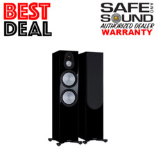 Monitor Audio Silver 500 7g Floor Standing Speakers (pair) Black Gloss