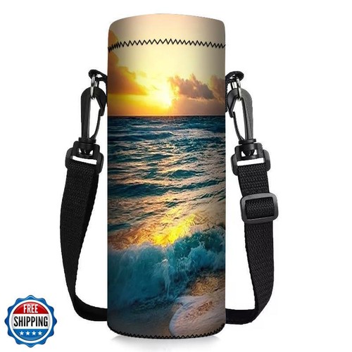 ToLuLu Water Bottle Holder Bag Case, Insulated Neoprene Water Bottle Holder C