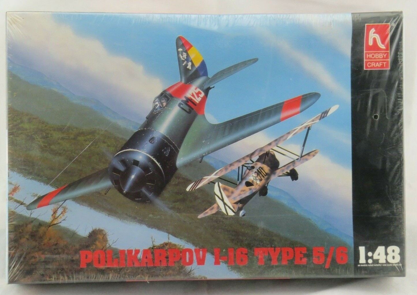 Hobby Craft Polikarpov I-16 Type 5/6 Soviet WW II Fighter HC1535 1/48 MNIB