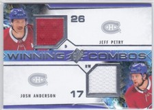 2021/22 SPX..JEFF PETRY / JOSH ANDERSON..WINNING COMBOS..# WC-JPJA..CANADIENS