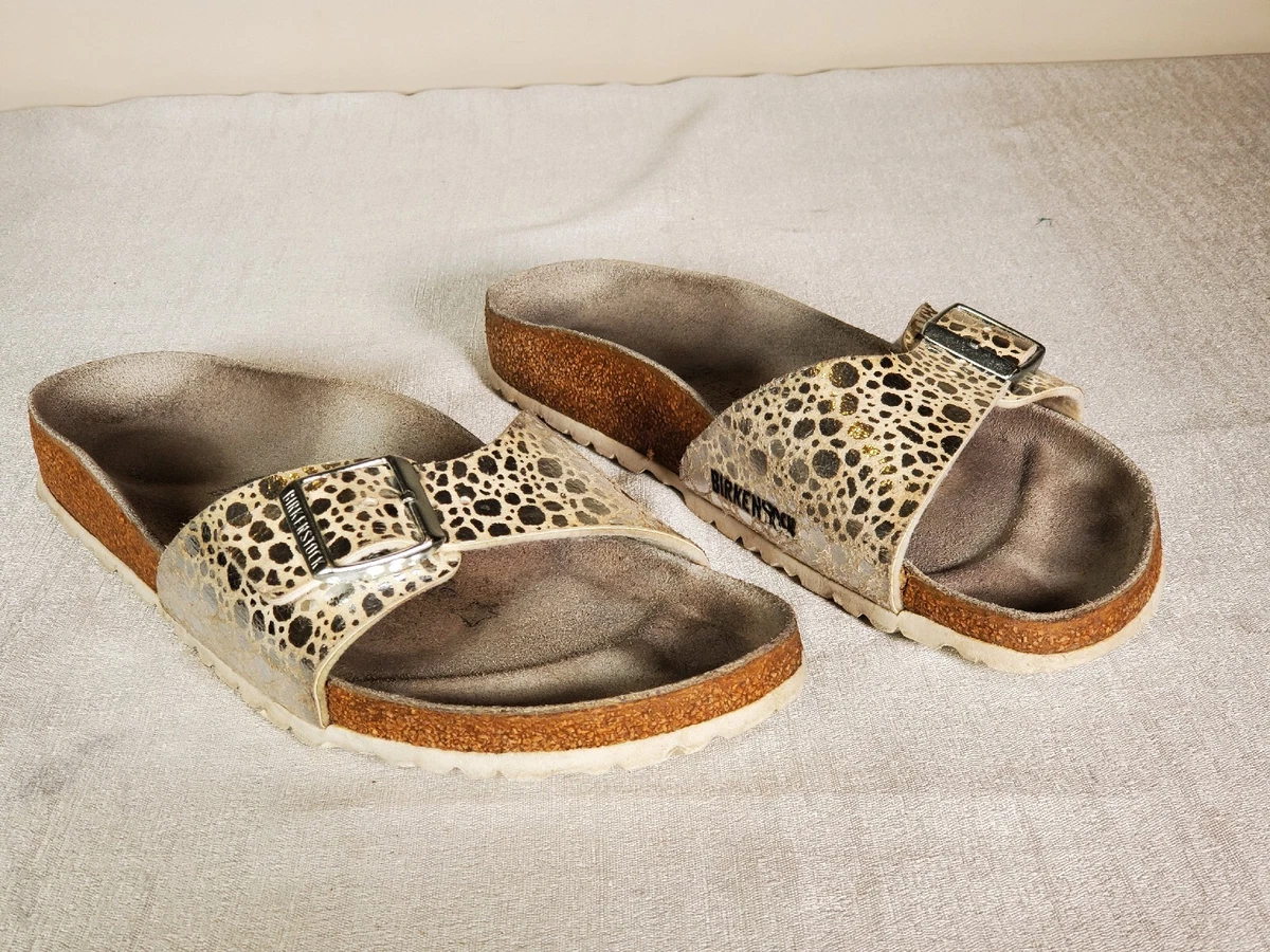 Birkenstock madrid metallic 2025 stones silver