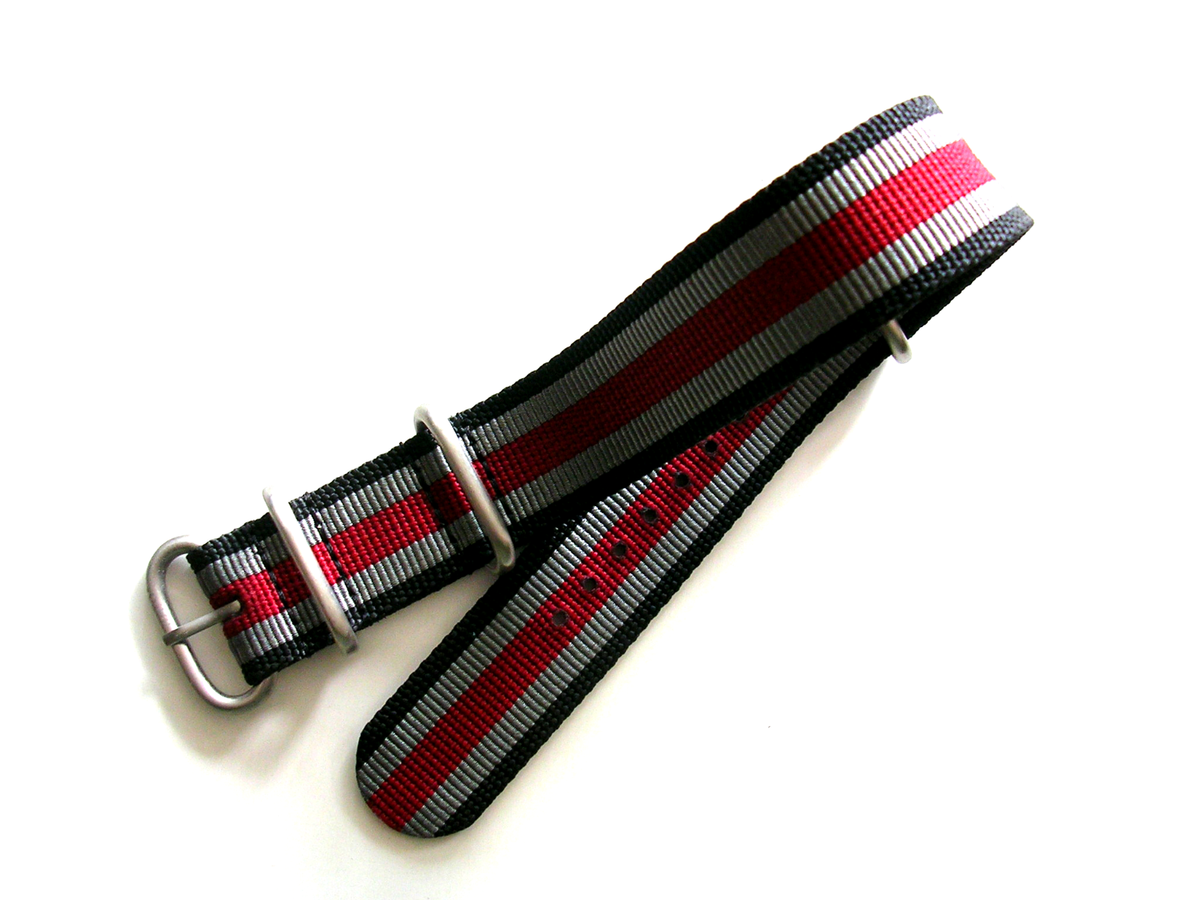 Cinturino Orologio MORELLATO Tessuto Nylon Militare Marrone Fango 18 20 22 - Foto 11