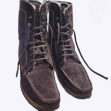 Women's Vintage Salvatore Ferragamo Suede Tie Boots