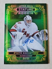 2022-23 Stature Hockey Pyotr Kochetkov Rookie RC Auto green #64/65