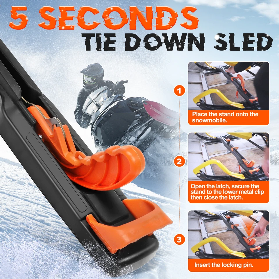 Bowdriks Industries Super Clamp 2 Snowmobile/Sled Trailer Tie Down 1000 SC-FRONT - Image 3 of 4