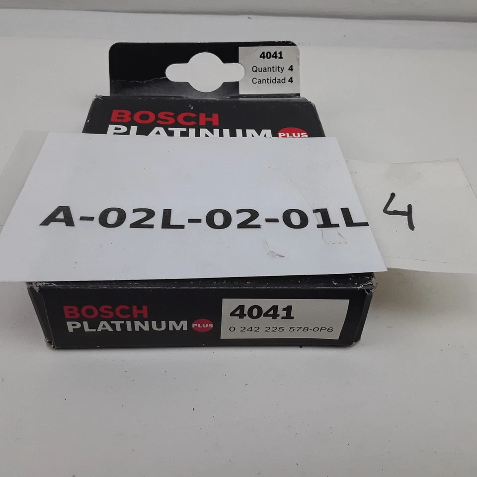 4 bujías alternativas Bosch 4041 Platinum Plus para Ford Buick Mercury 86-2010 Foto 3 de 3