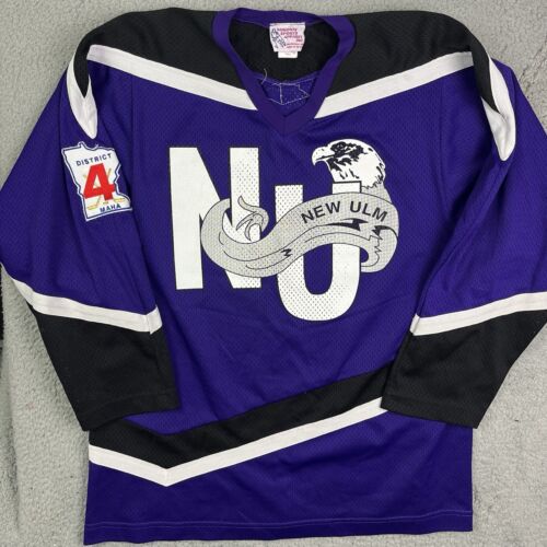 Vintage New Ulm Eagles Hockey Jersey Minnesota High School Hockey